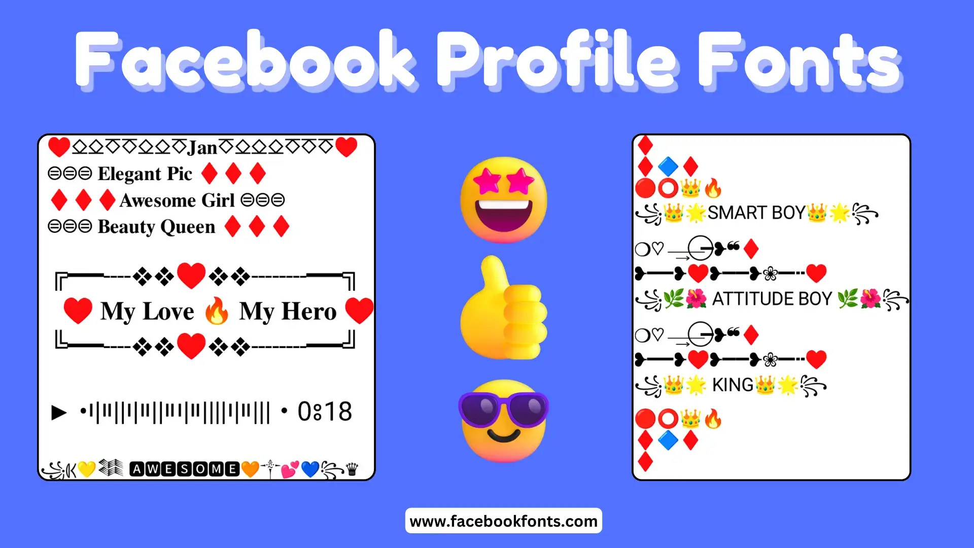 Fonts For Facebook